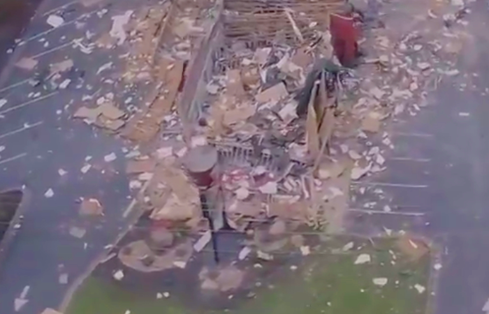 A Random KFC Just Straight Up Exploded and it was Caught on Video