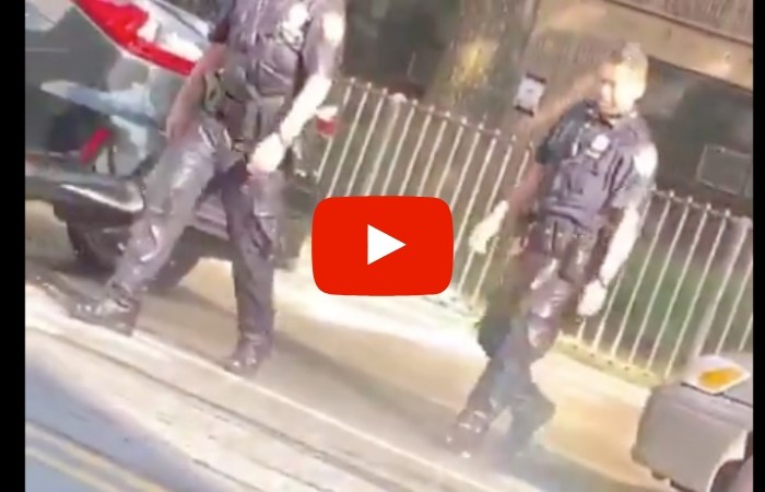 Video Shows NYPD Officers Drenched With Buckets of Water by Civilians