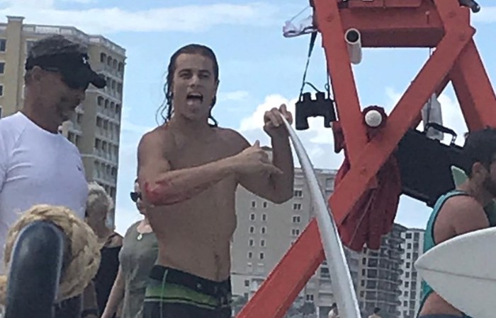 Florida Surfer Dude Gets Bit By a Shark, Opts for Bar Instead of Hospital