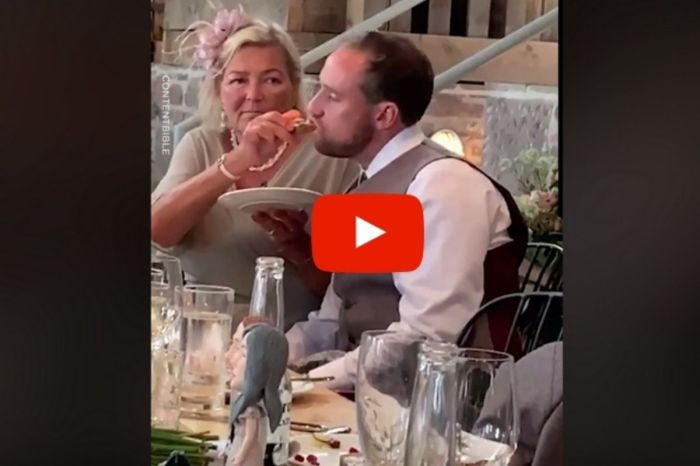 Groom Gets So Drunk at Wedding His New Mother-In-Law Had to Feed Him