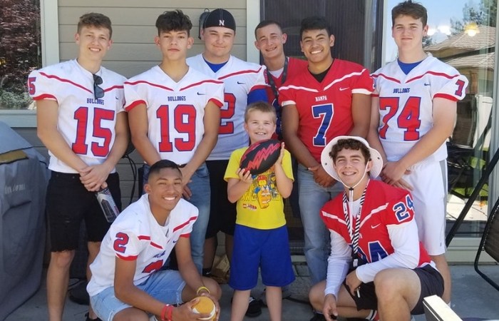9-Year-Old Surprised by Football Team at Birthday Party After Only 1 RSVP
