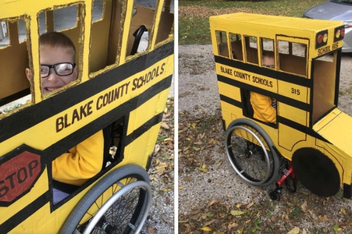 Grandfather Makes Custom Halloween Costume for 5-Year-Old in Wheelchair