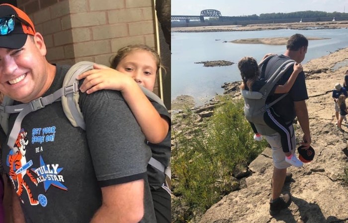 Teacher Carries 10-Year-Old Student With Spina Bifida So She Wouldn’t Miss Field Trip