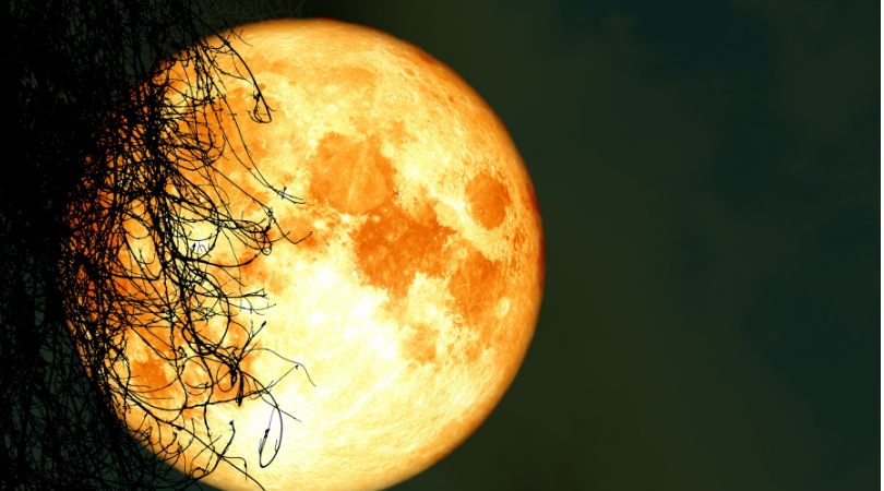 A Full Harvest Moon Will Light Up The Sky This Friday the 13th