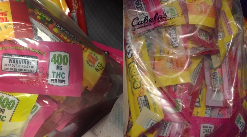 Police Find THCLaced “Nerds Rope” Edibles Before