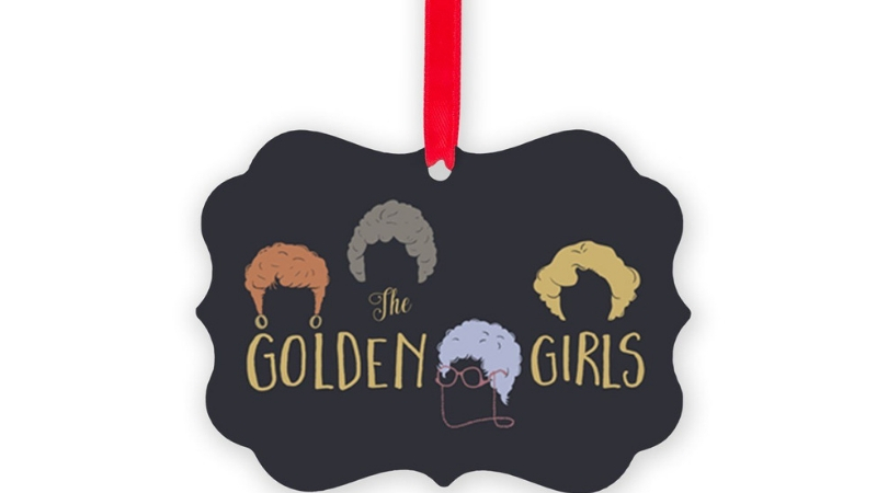 golden girl ornaments