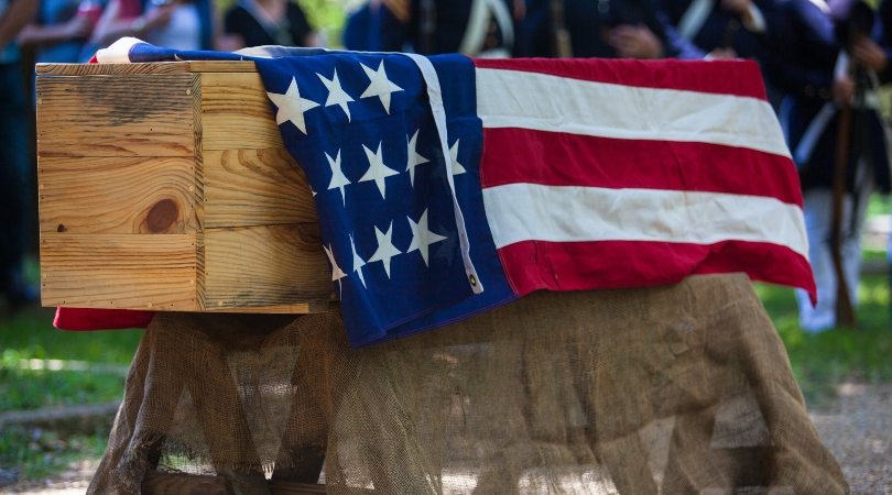 50++ Who can have a flag on their coffin ideas
