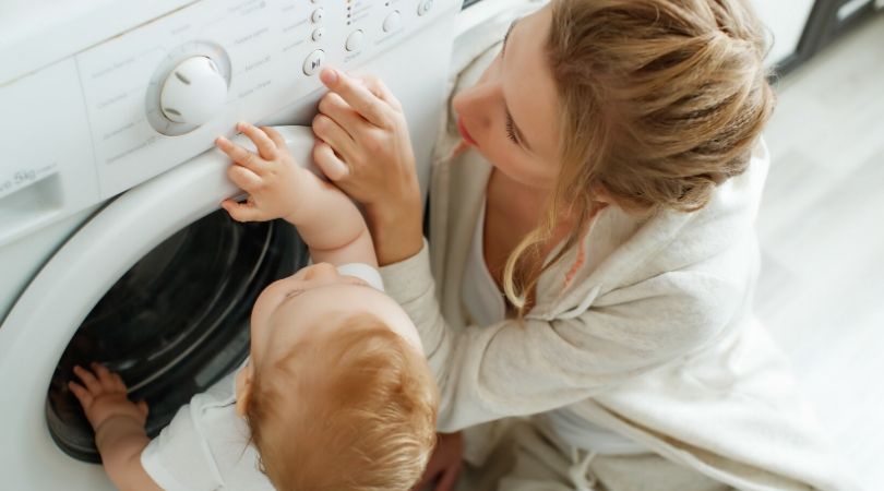 Mom Begs Us to Listen After 3-Year-Old Locks Self in Running Washer