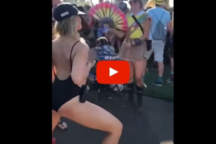 Wild Mom Sprays Breast Milk Over Crowd at Music Festival
