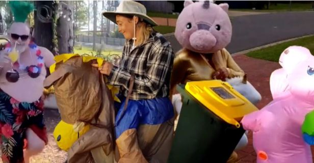 Australians Take Out Trash in Style in Response to COVID-19