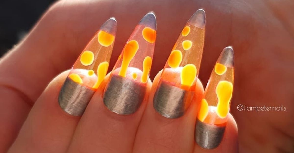 Lava Lamp Nails Are The Groovy New Trend | Rare