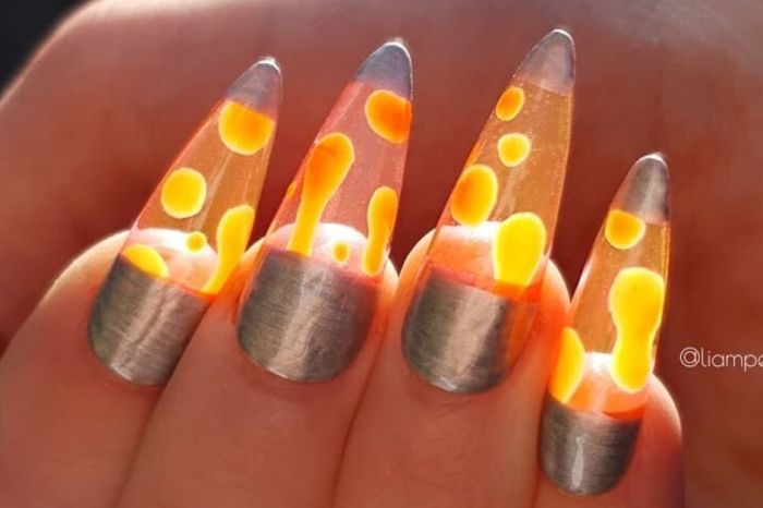 Lava Lamp Nails Are The Groovy New Trend