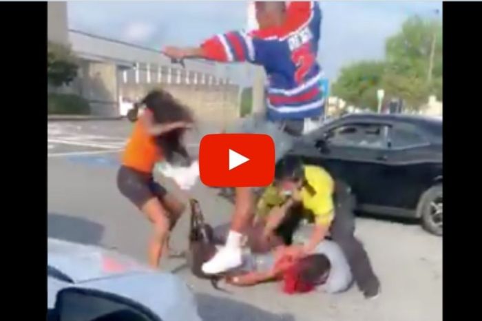 Trashy Brawl Breaks Out at Mall Parking Lot After it Re-Opened