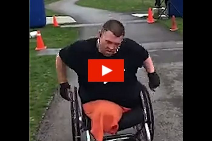 Marine Who Lost Legs to IED Competes in Half-Marathon Races