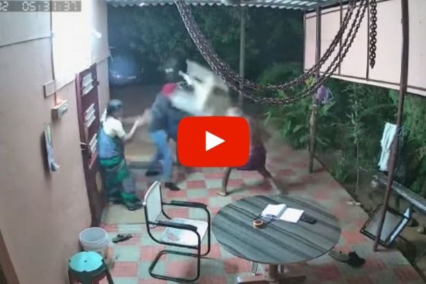 Elderly Couple Fight Off Machete-Wielding Robbers