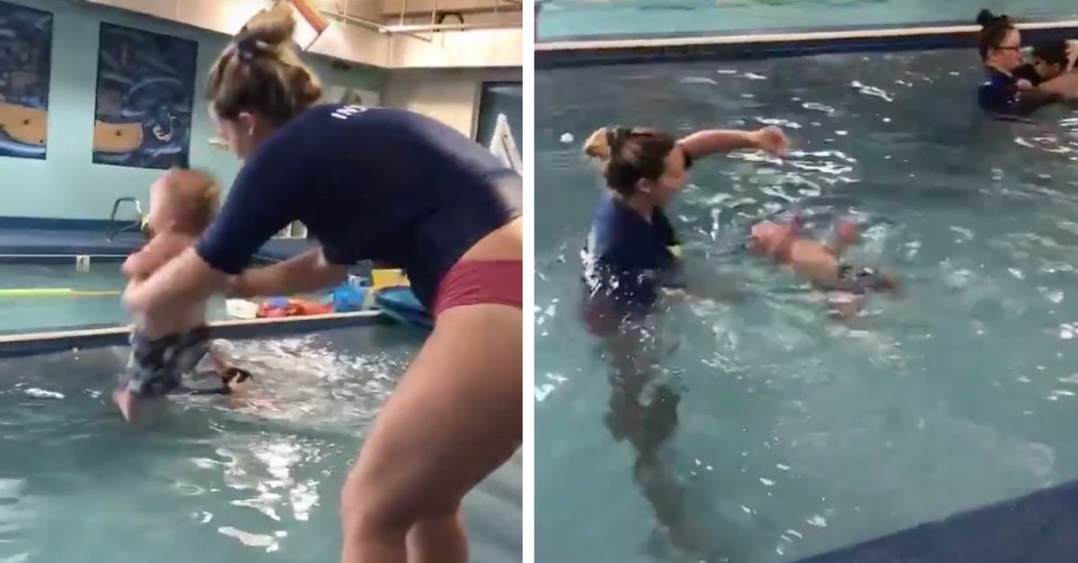 Video Shows 8 Month Old Being Thrown In The Pool Sparks Outrage Rare