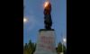 Protesters Topple George Washington Statue, Cover it With Burning America Flag