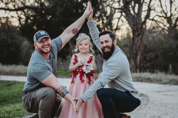 Texas Family Goes Viral After Daddy-Daughter-Stepdad Photoshoot Shares a Sweet Message