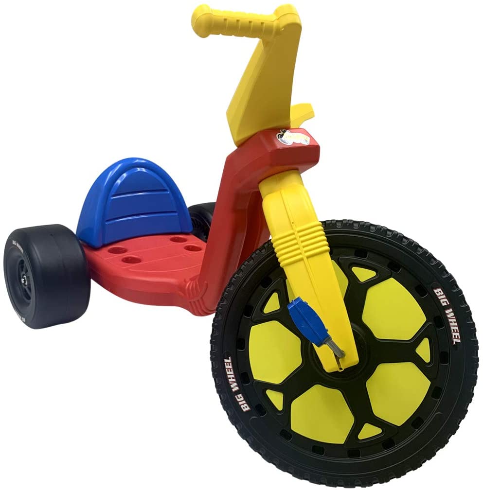 The Original Big Wheel 16 Tricycle Big Wheel for Kids 3-8 Boys Girls Trike - Original 1969 Clicker Sound - Made in USA
