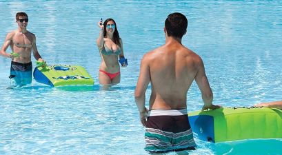 inflatable corn hole