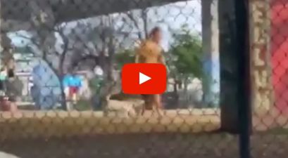 Practically Naked Man Covers His Entire Body in Peanut Butter and Visits Texas Dog Park