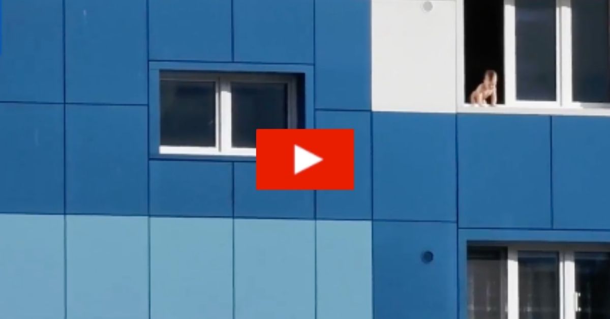 Rescuers Save Child From Falling Out Of An Open Window Rare