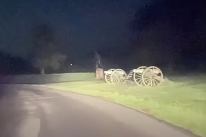 Spooky Video Shows Two Ghosts at Gettysburg Running Across Road