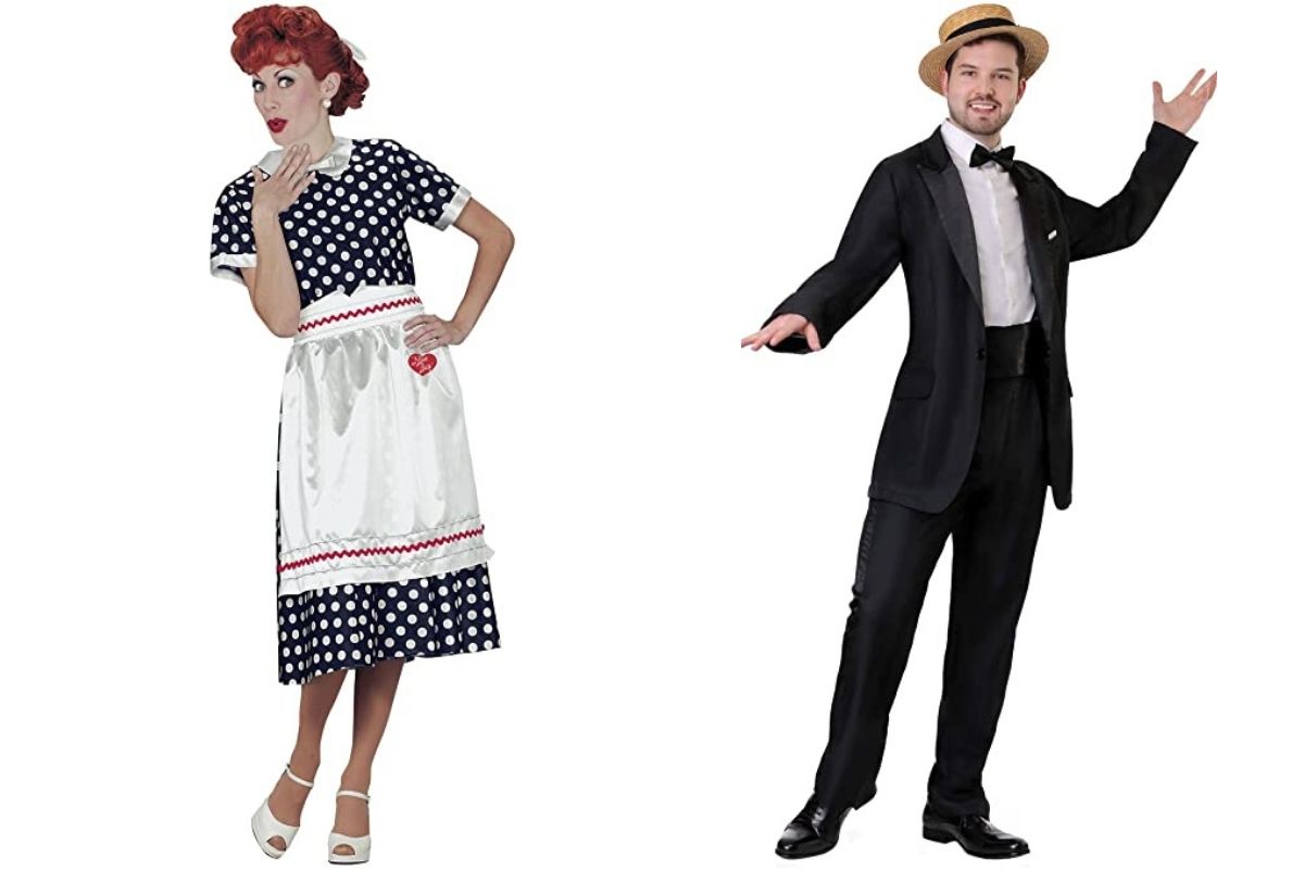 I Love Lucy Costume Matching Lucy Ricky Ricardo Halloween Costumes Rare