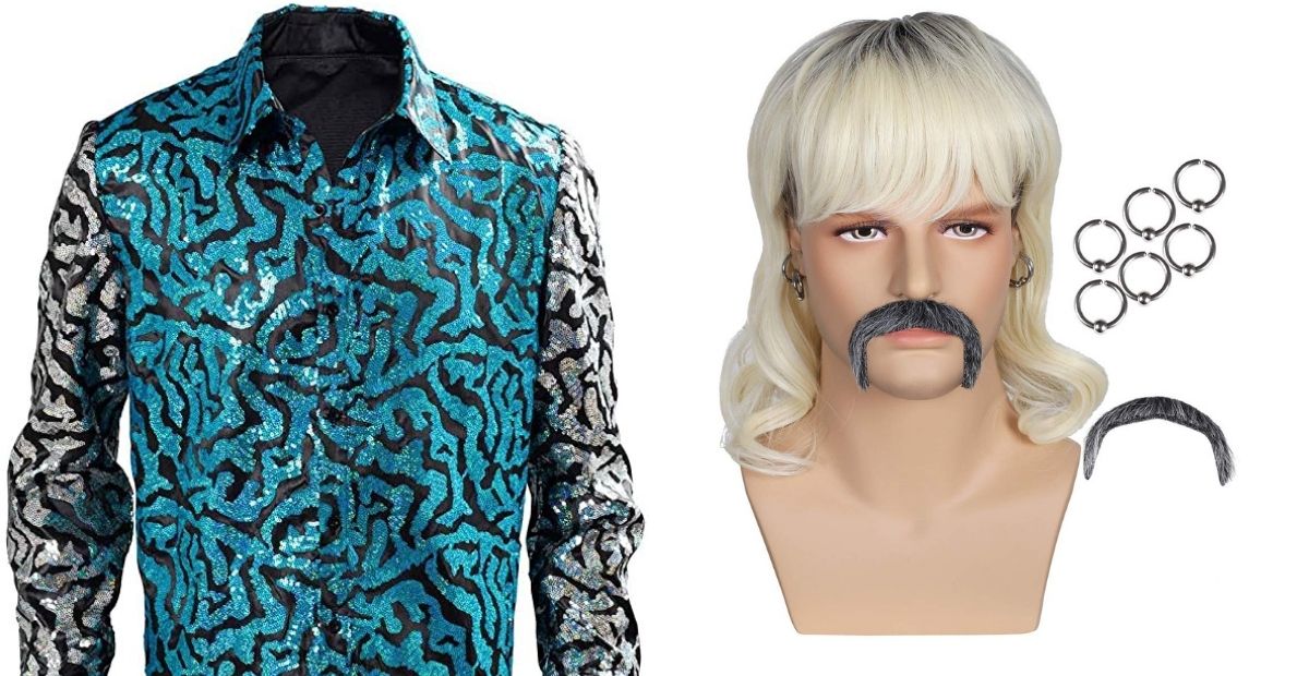 Joe Exotic Halloween Costume Gear + Carole Baskin Accessories Rare