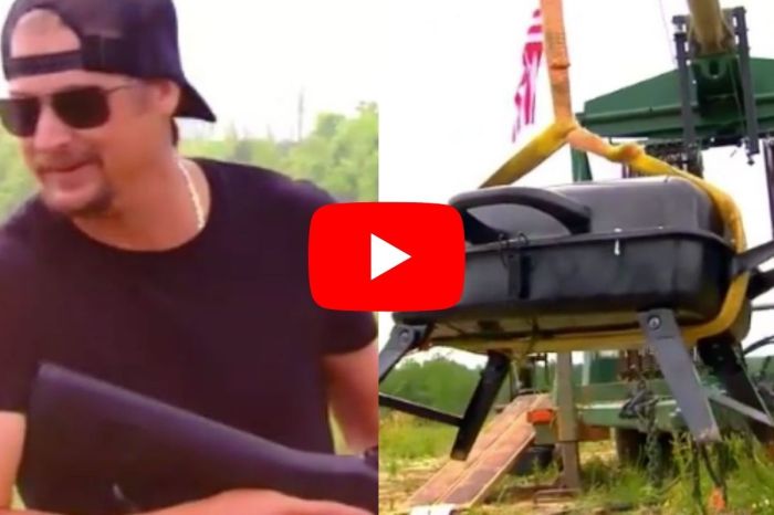 Kid Rock Shot Down Grills Catapulted into the Sky Because “It’s America”