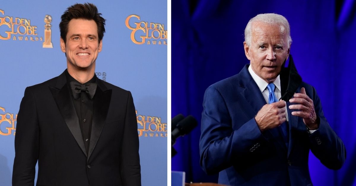 Jim Carrey Set to Play Joe Biden on ‘Saturday Night Live’