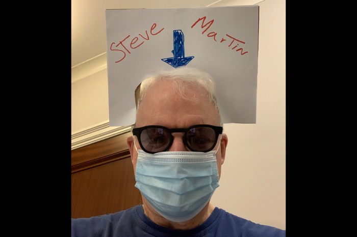 Steve Martin Comes Up with Perfect Way for Needy Celebs to Get Recognized While Wearing Facemasks