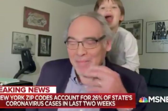 Adorable Kid Crashes Grandfather’s Live MSNBC Interview