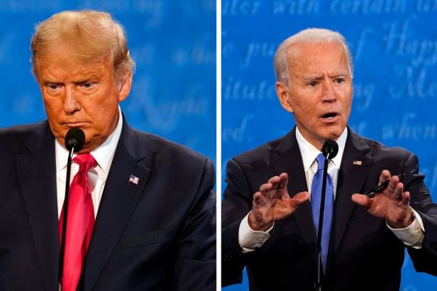 Trump, Biden Fight Over COVID-19 Rise, Climate and Race