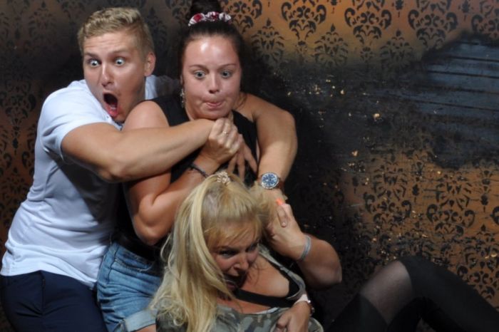 Haunted House Hilariously Captures Frightened Reactions From Visitors