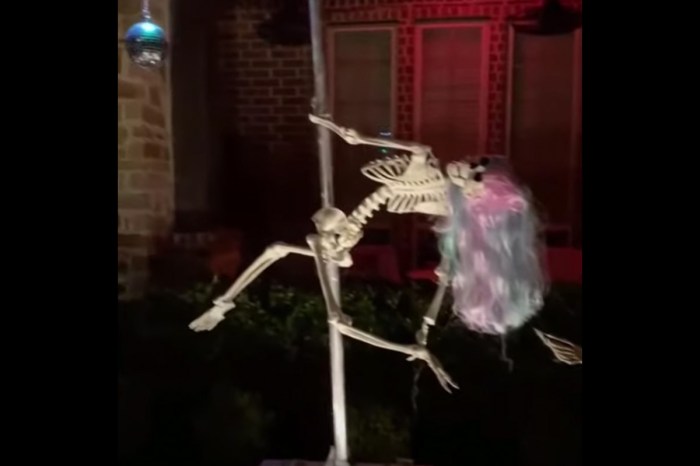 Strip Club Themed Halloween Decorations Has Woman in Trouble with HOA