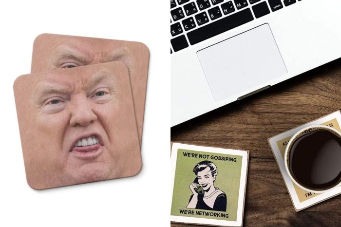8 Funny Drink Coasters Your Guests Will Love Using