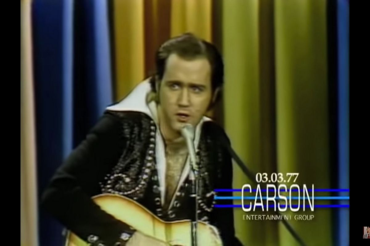 The Original Elvis Impersonator: Andy Kaufman Does Elvis Presley on Johnny Carson’s ‘Tonight Show’