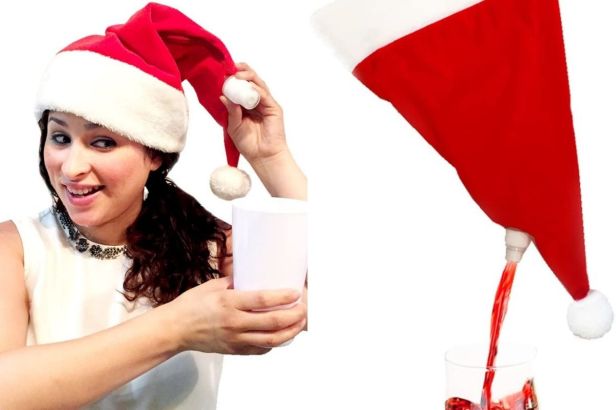 This Santa Hat Flask Will Keep Holiday Parties Interesting