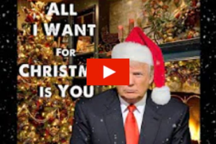 Get Festive Watching Donald Trump “Sing” Mariah Carey’s “All I Want For Christmas Is You”