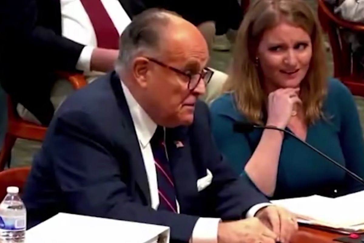 Rudy Giuliani Unmistakably Farts Twice During Election Fraud Hearing
