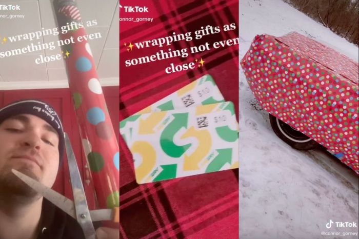 The Christmas Prank Trend Has People Wrapping Gift Cards To Look Like Full Size Cars