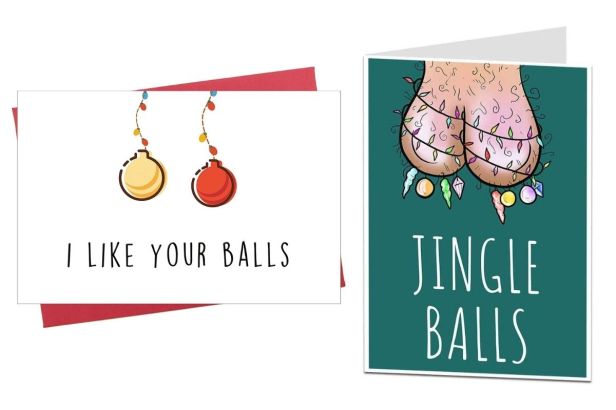 These Naughty Christmas Cards Will Get Your Man Feeling Jolly