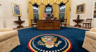 President Joe Biden Removes Military Flags from Oval Office