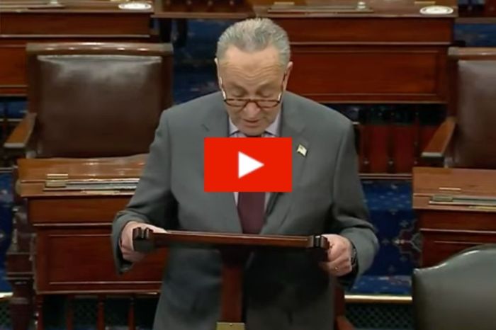 Chuck Schumer Accidentally Said Trump Incited the “Erection”