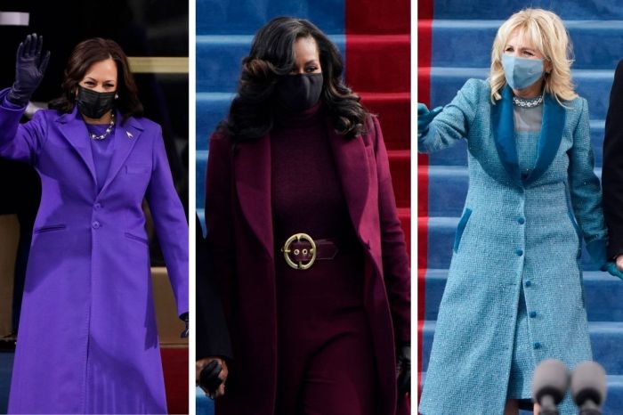Kamala Harris, Michelle Obama and Dr. Jill Biden Serve Vibrant Looks on Inauguration Day