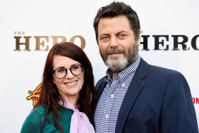 Nick Offerman “Proposed” to Megan Mullally 3 Times Before She Officially Said Yes!