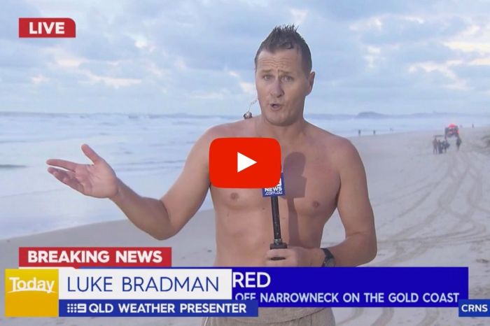 Weatherman Pulls Body From Ocean During Live Broadcast