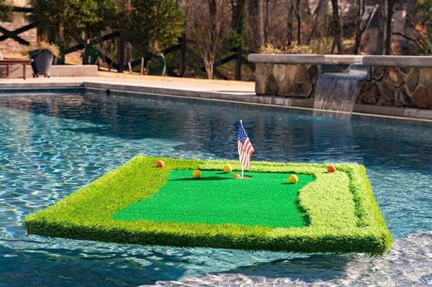 Backyard Golf Just Got Better Thanks to Floating Putting Green