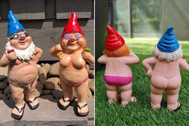 These Naughty Garden Gnomes Are Relationship Goals